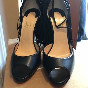 Christian Louboutin Fringed Otrot Sandals